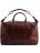 Дорожная кожаная сумка Tuscany Leather Amsterdam TL1049 Темно-коричневый - фото №3
