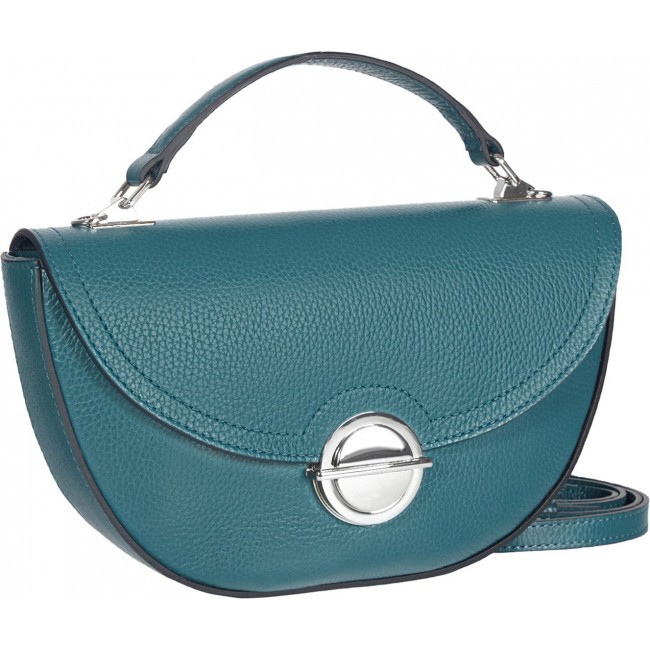 Женская сумочка на плечо BRIALDI Viola (Виола) relief turquoise - фото №1