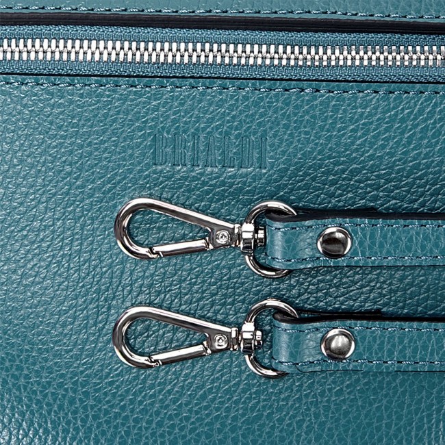 Женская сумочка на плечо BRIALDI Viola (Виола) relief turquoise - фото №12