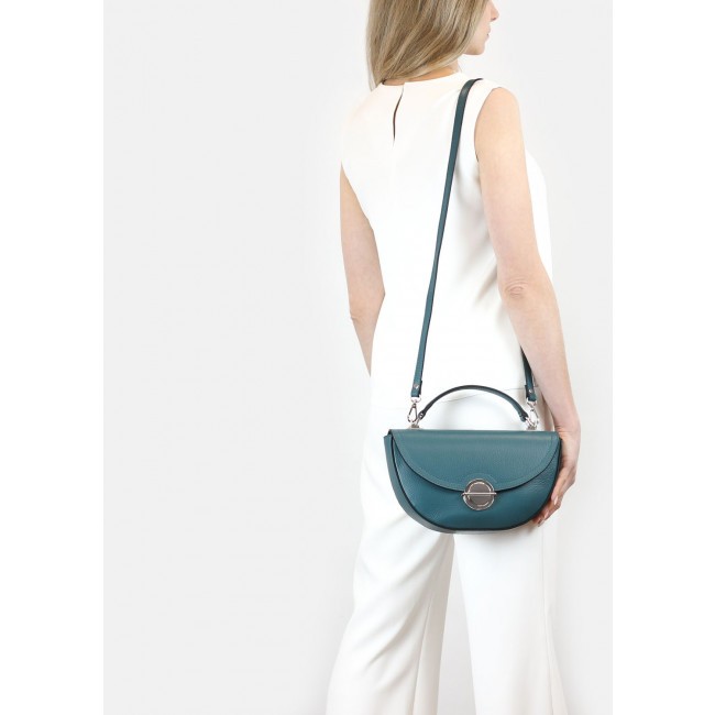 Женская сумочка на плечо BRIALDI Viola (Виола) relief turquoise - фото №10
