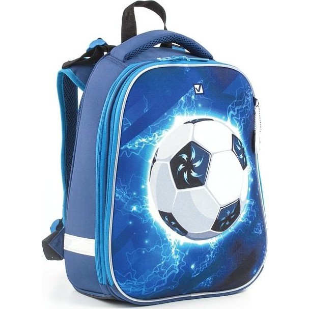 Рюкзак Brauberg Premium Футбольный мяч (синий) - фото №3
