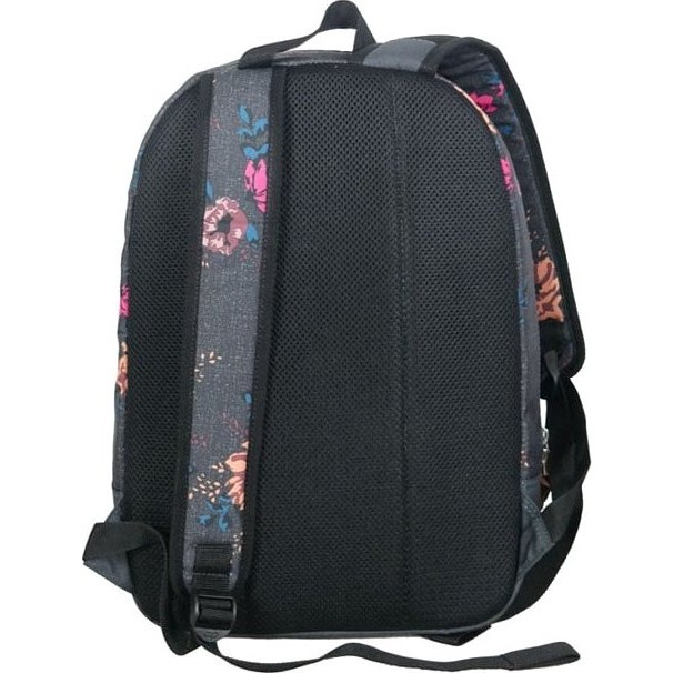 Рюкзак Komacs Co 72069CP Темно-серый с цветочками - фото №2