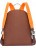 Молодежный рюкзак Grizzly RD-750-3 Коричневый - Оранжевый - фото №3