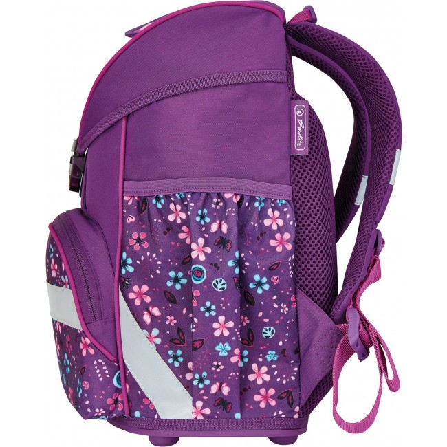 Школьный ранец Herlitz Ultralight Flowers Фиолетовый - фото №3