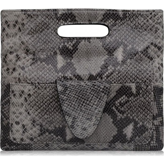 Клатч Trendy Bags K00347 (python) Серый - фото №5
