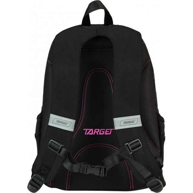 Рюкзак Target 3 zip duel black Pampero pink - фото №3