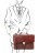 Кожаный портфель Tuscany Leather Assisi TL141825 Коричневый - фото №4