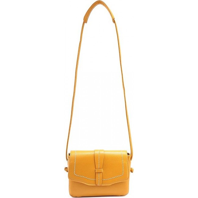 Женская сумка OrsOro D-152 Темно-желтый - фото №1