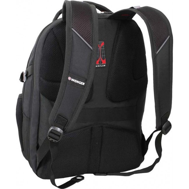 Рюкзак с отсеком для ноутбука Wenger 6968201408 Черный - Красный - фото №2