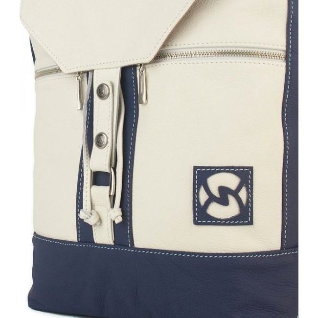 Рюкзак Sofitone RM 002 A1-D2 Белый-Синий - фото №3