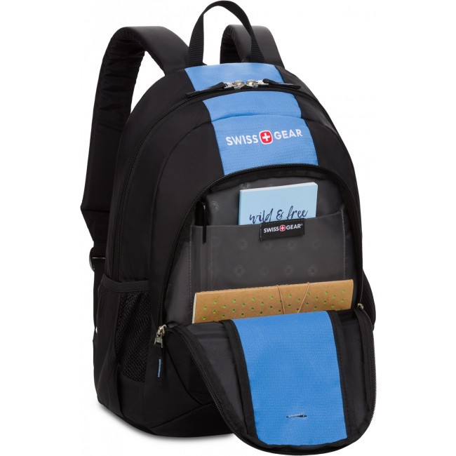 Рюкзак SwissGear SA17222315 Черный/голубой - фото №7