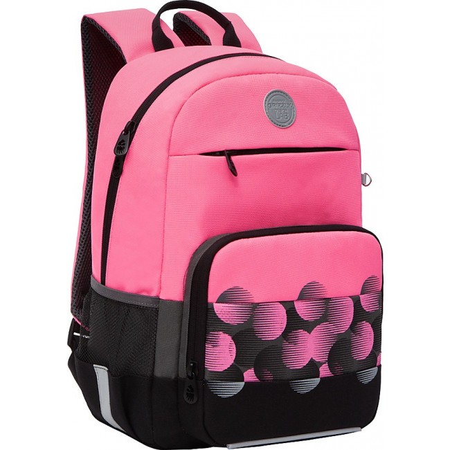 Рюкзак школьный Grizzly RG-164-1 ярко-розовый - фото №2