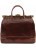 Дорожная кожаная сумка саквояж Tuscany Leather Barcellona TL141185 Коричневый - фото №3