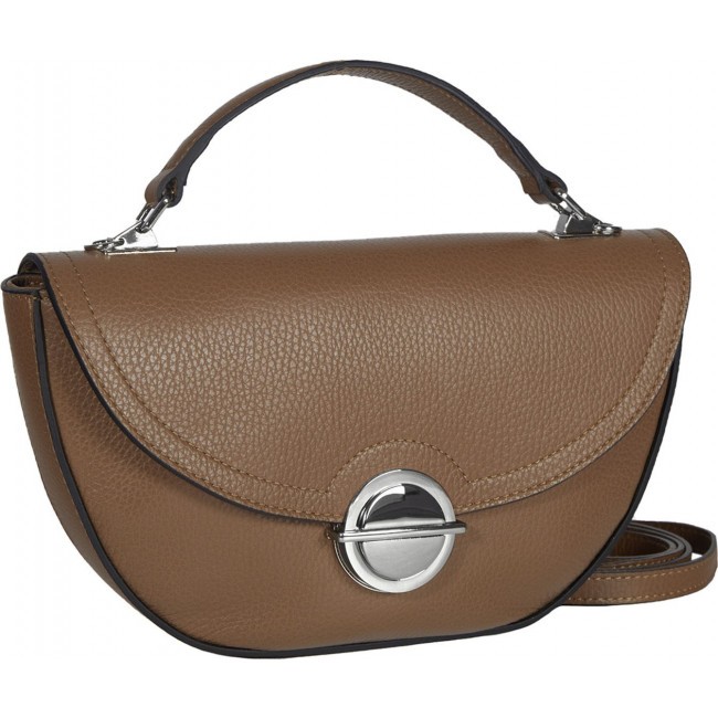 Женская сумочка на плечо BRIALDI Viola (Виола) relief brown - фото №1