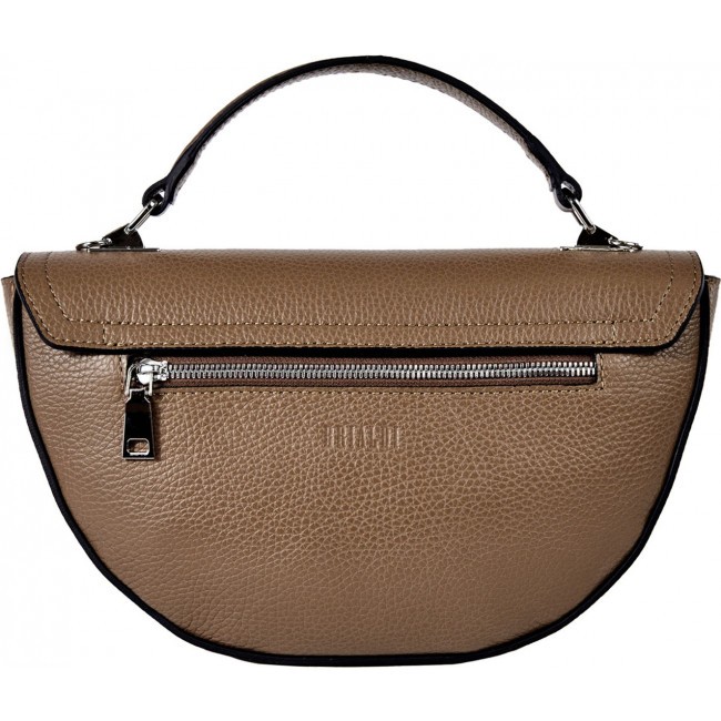 Женская сумочка на плечо BRIALDI Viola (Виола) relief brown - фото №3