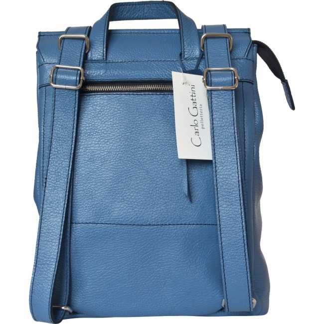 Женская сумка-рюкзак Carlo Gattini Antessio 3041-07 Голубой Blue - фото №3