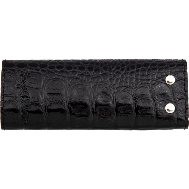 Ключница Sergio Belotti 7403 croco black - фото №5