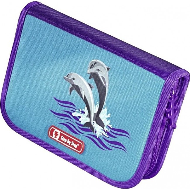 Рюкзак Step By Step Touch2 4 предмета Счастливые Дельфины голубой - фото №9