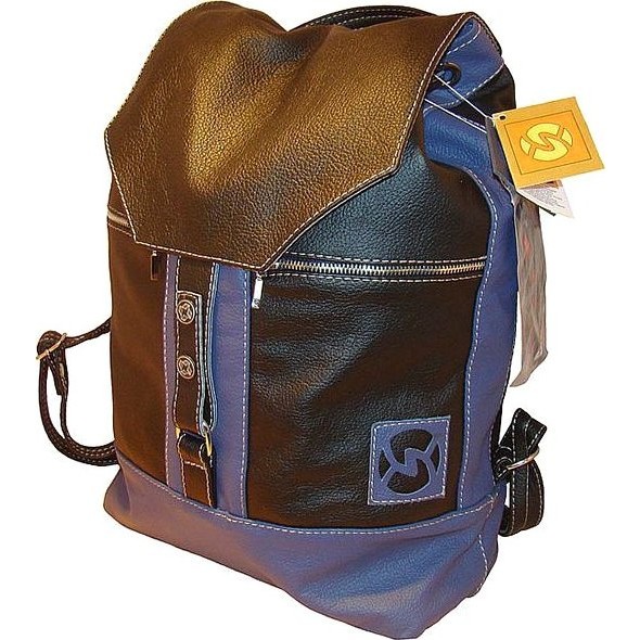 Рюкзак Sofitone RM 002 D4-D2 Черный-Синий - фото №3