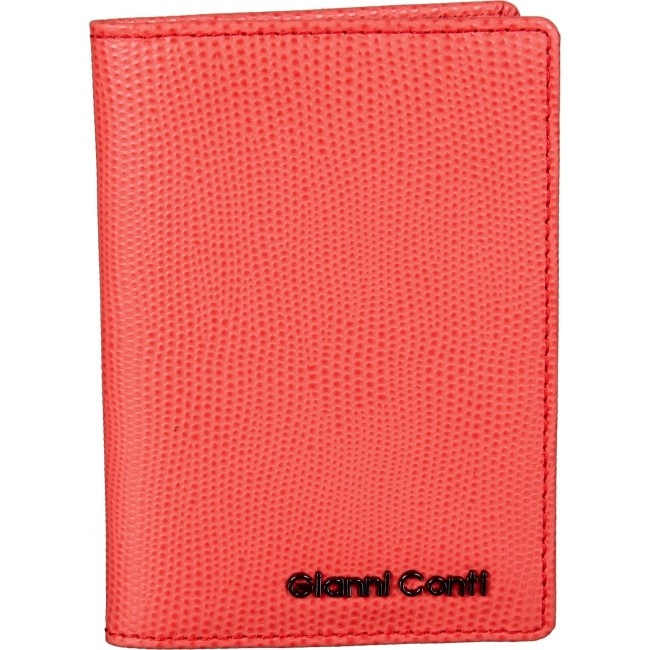 Обложка для паспорта Gianni Conti 2787455 coral Коралловый - фото №1