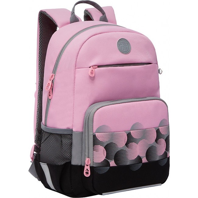 Рюкзак школьный Grizzly RG-164-1 розовый - фото №2