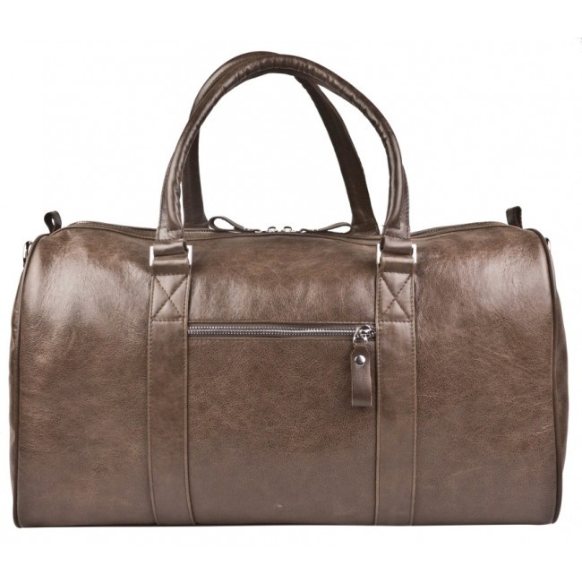 Кожаная дорожная сумка Carlo Gattini Noffo 4018-82 Brown Темно-коричневый - фото №3