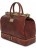 Дорожная кожаная сумка саквояж Tuscany Leather Barcellona TL141185 Темно-коричневый - фото №2