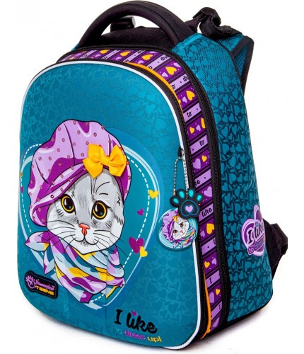 Школьный ранец Hummingbird Teens T114 I Like To Dress Up! Кошечка- фото №1