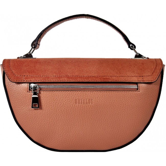 Женская сумочка на плечо BRIALDI Viola (Виола) relief orange - фото №3