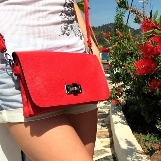 Женская сумка Trendy Bags LODI Красный - фото №6
