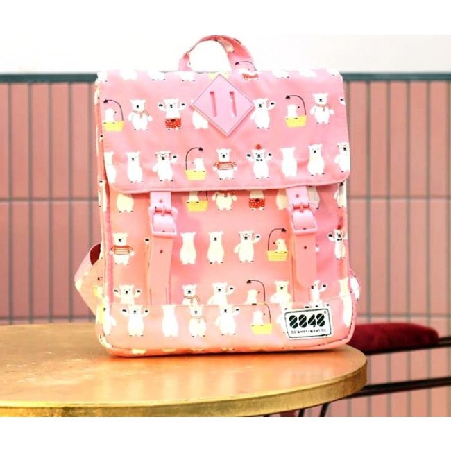 Рюкзак 8848 bags 440-055 Мишки (розовый) - фото №2