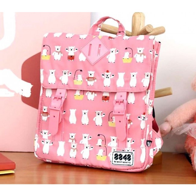 Рюкзак 8848 bags 440-055 Мишки (розовый) - фото №3