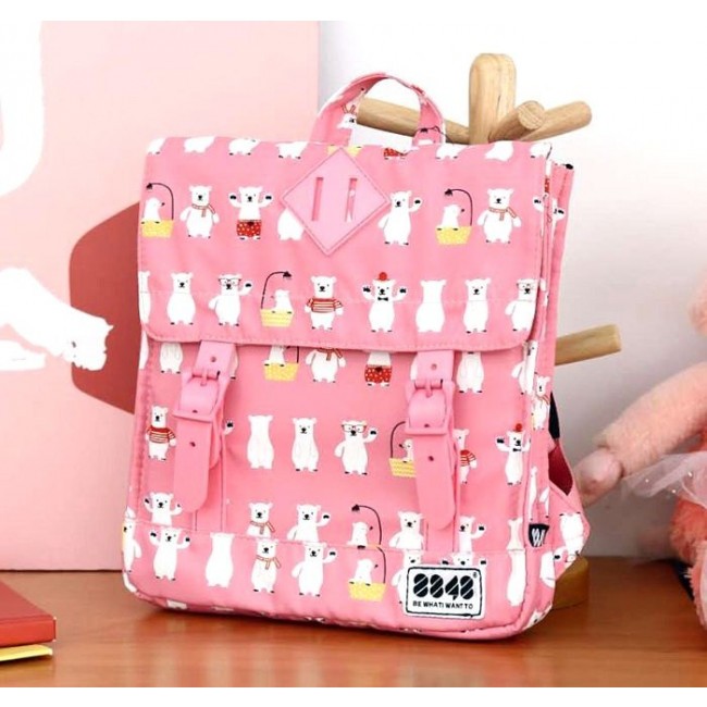 Рюкзак 8848 bags 440-055 Мишки (розовый) - фото №4