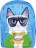 Рюкзак Kawaii Factory Уютный кот Голубой - фото №1