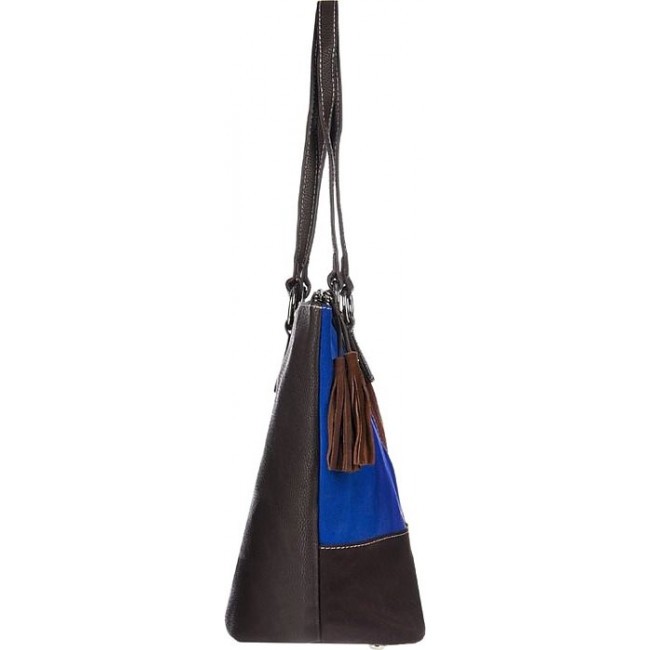 Женская сумка OrsOro D-110 Фьюжн коричневый - фото №2