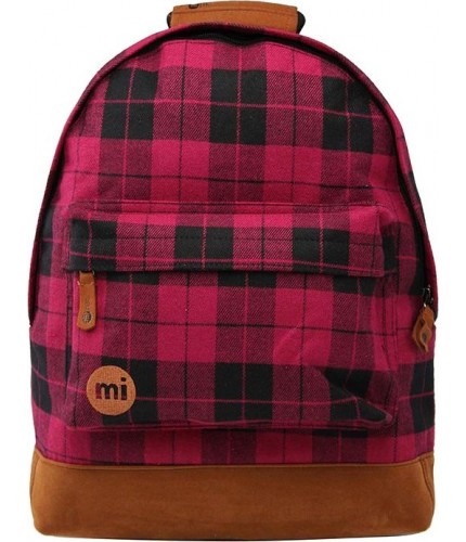 Рюкзак Mi-Pac Premium Plaid Красный в клетку- фото №1