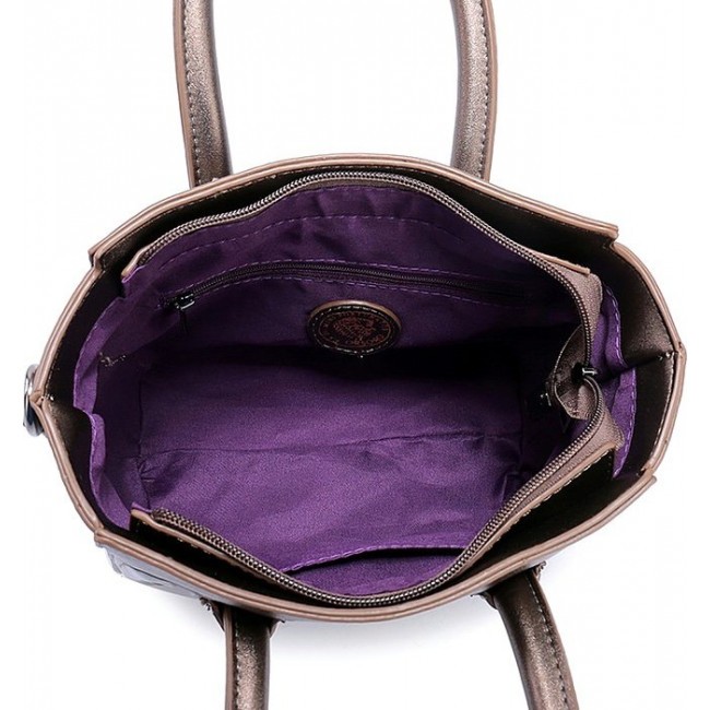 Женская сумка OrsOro D-153 Темная бронза - фото №4