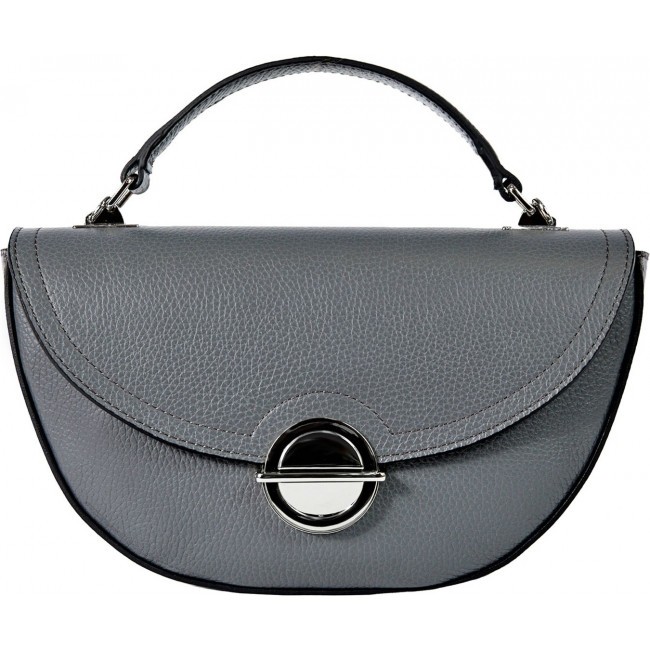 Женская сумочка на плечо BRIALDI Viola (Виола) relief grey - фото №2