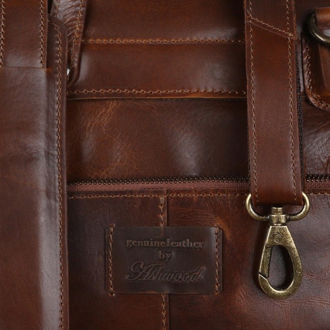 Сумка Ashwood Leather Callum Copper Brown Медно-коричневый - фото №4