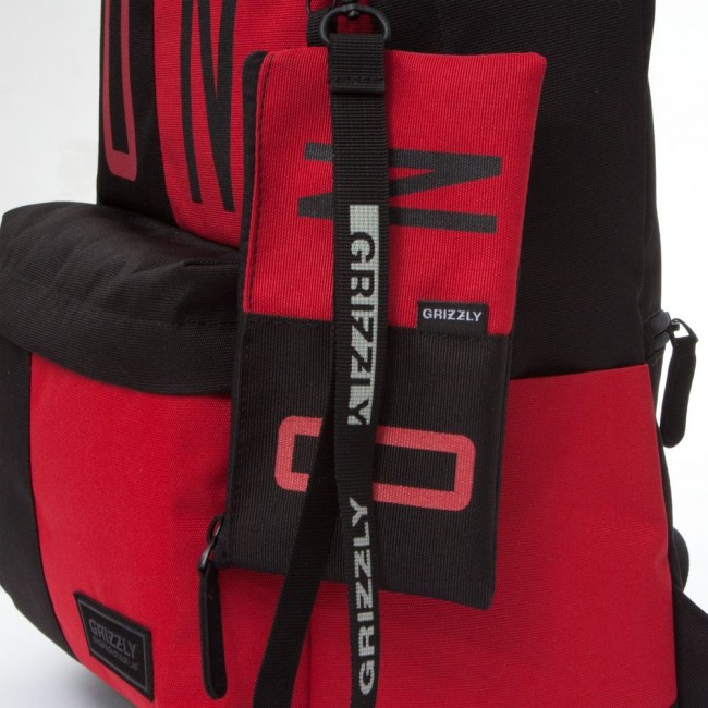 Рюкзак Grizzly RQL-117-2 черный-красный - фото №8