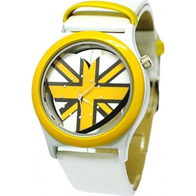 часы Kawaii Factory Часы "UK Love" Желтые - фото №1