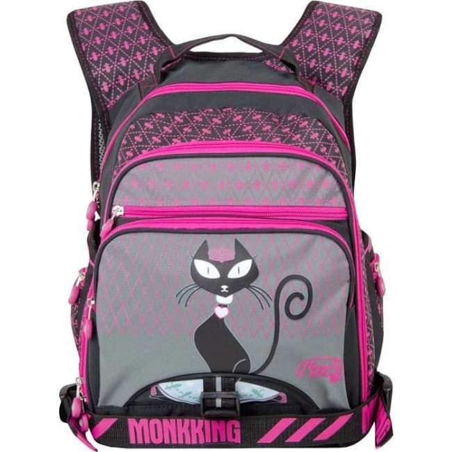 Рюкзак с кошкой Monkking MK-C5061 Розовый - фото №1