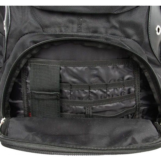 Мужской рюкзак с карманами Polar 3034 Черный - фото №8