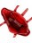 Женская сумка Versado B799 Relief red Рельефный красный - фото №3