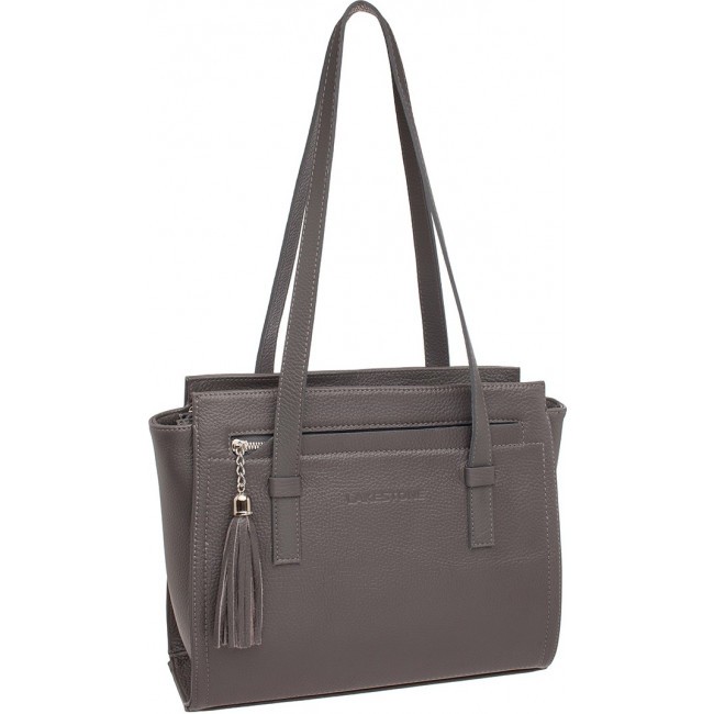 Женская сумка Lakestone Oakley Серый Grey - фото №3