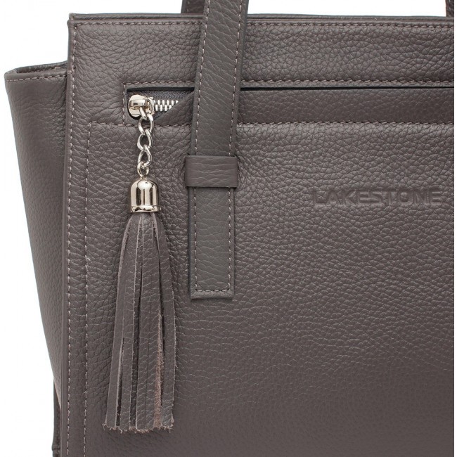Женская сумка Lakestone Oakley Серый Grey - фото №7
