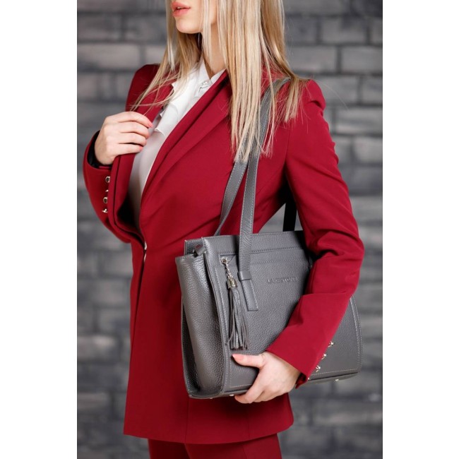 Женская сумка Lakestone Oakley Серый Grey - фото №11