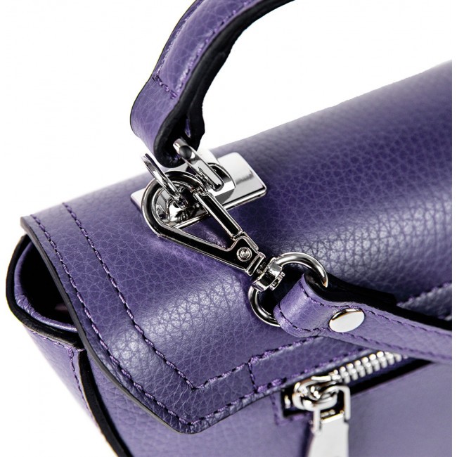 Женская сумочка на плечо BRIALDI Viola (Виола) relief purple - фото №8