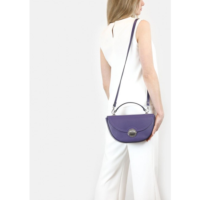 Женская сумочка на плечо BRIALDI Viola (Виола) relief purple - фото №7