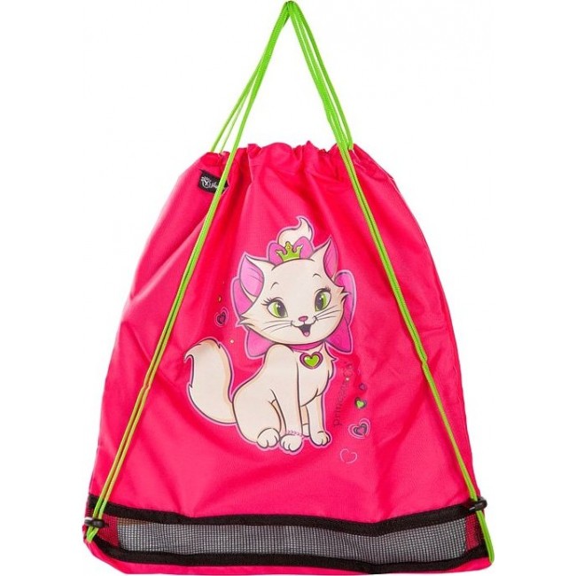 Розовый рюкзак Hummingbird Kids Принцесса Кошка - фото №4